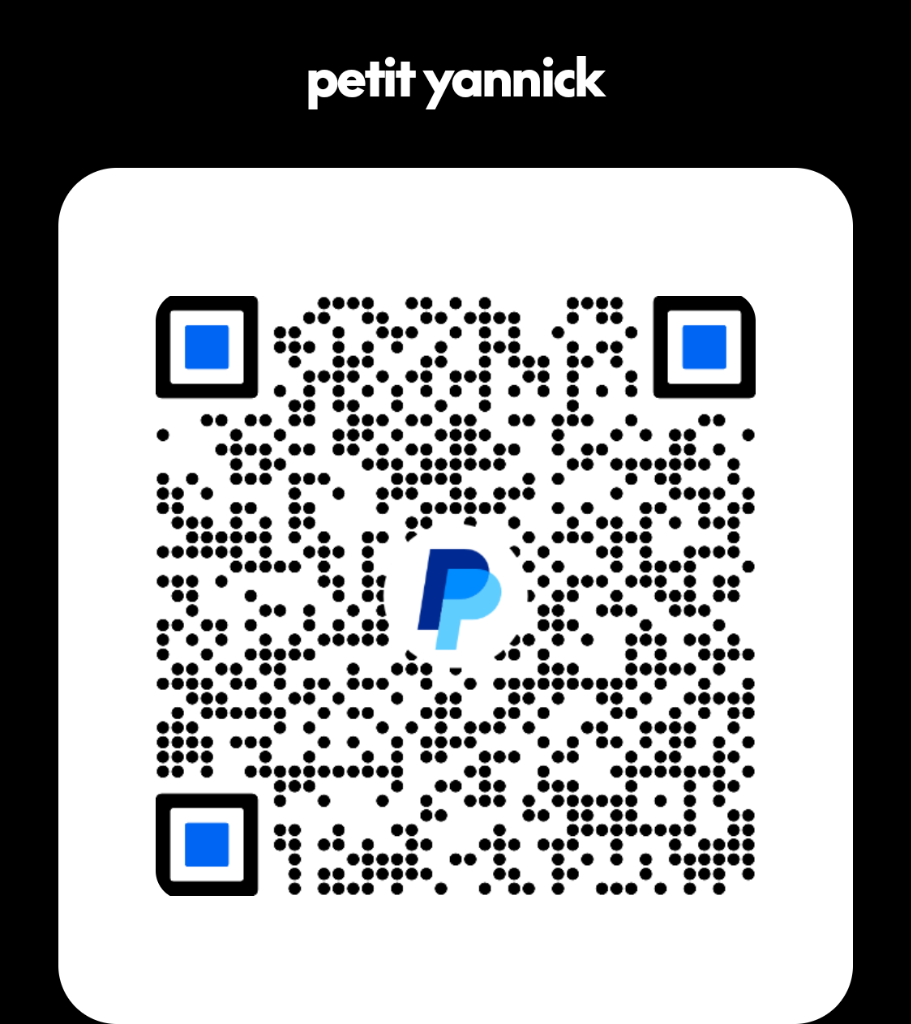 QR Code PayPal @petityannick