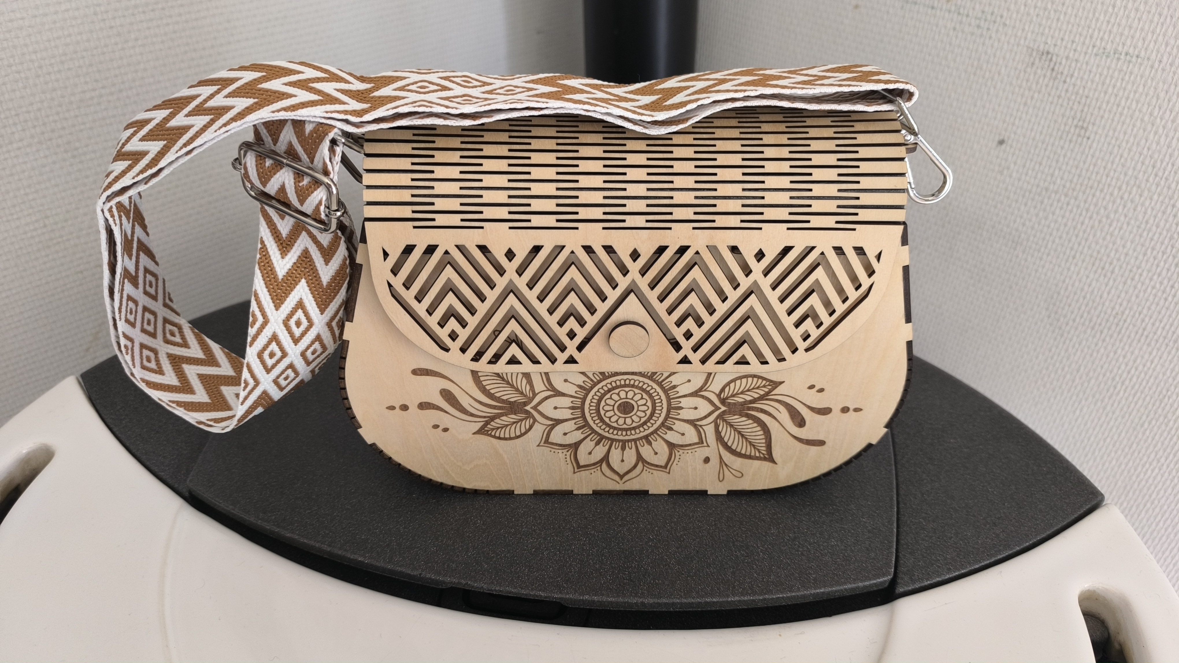 Sac à main, motif mandala